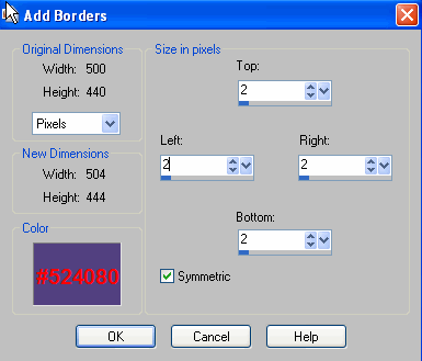 border 1 settings